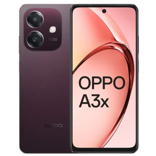 Oppo A3x - 6.67" - 64GB ROM - 4GB RAM - Dual SIM - 4G LTE - 50MP - Fingerprint - 5100mAh