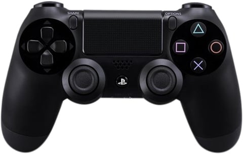 PS4 Official DualShock 4 Black Controller - UK USED