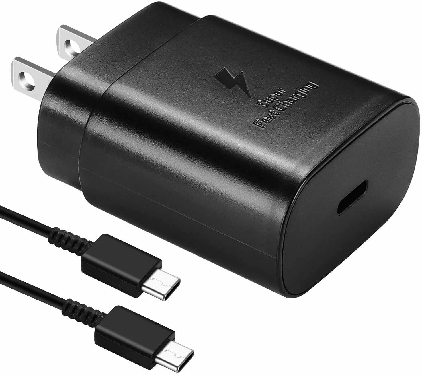 Original 45W USB C Super Fast Charging Wall Charger for Samsung Galaxy S21 S22 S23 Ultra - 45W Charger & USB-C Cable